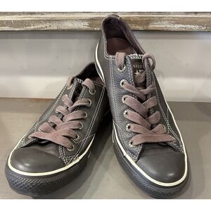 Converse All-Star Brown Leather Low-Top Sneakers Unisex Men's 4.5/Women's 6.5
